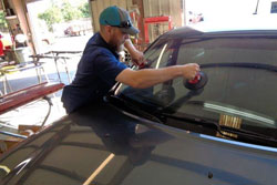 Windshield glass repair